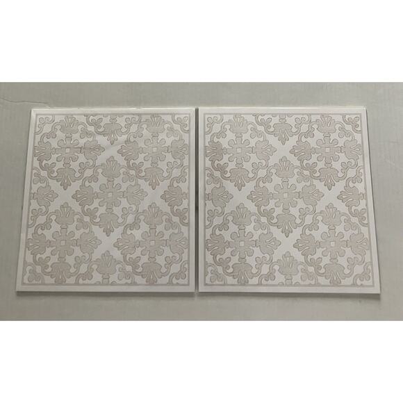 Maison de Papier Disposable Natural Paper Placemats 12” Square 2 Pads of 24 NIP - Picture 2 of 3